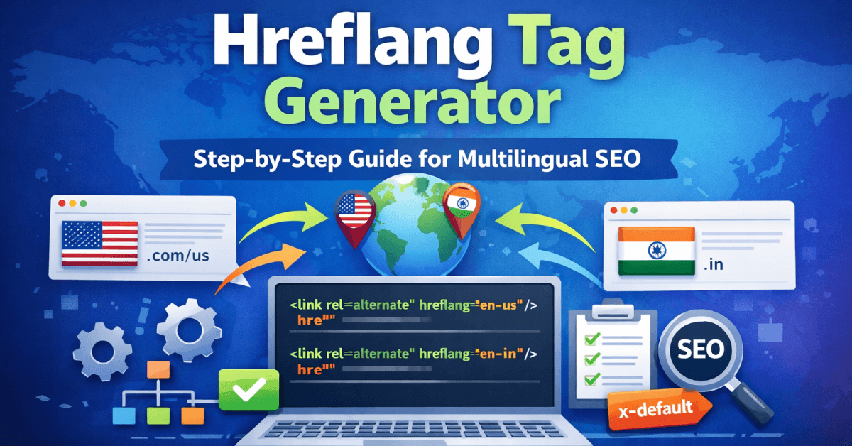 how to generate hreflang tag for multilingual website