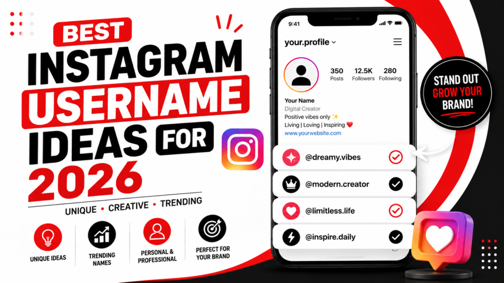 Best Instagram Username Ideas for 2026