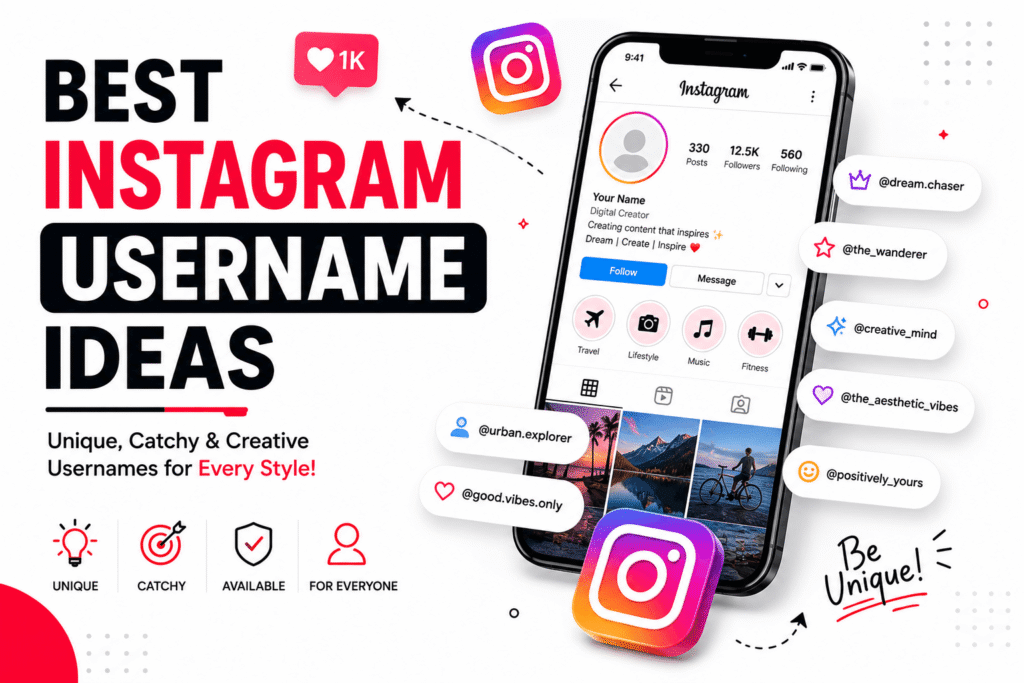 Best Instagram Username Ideas