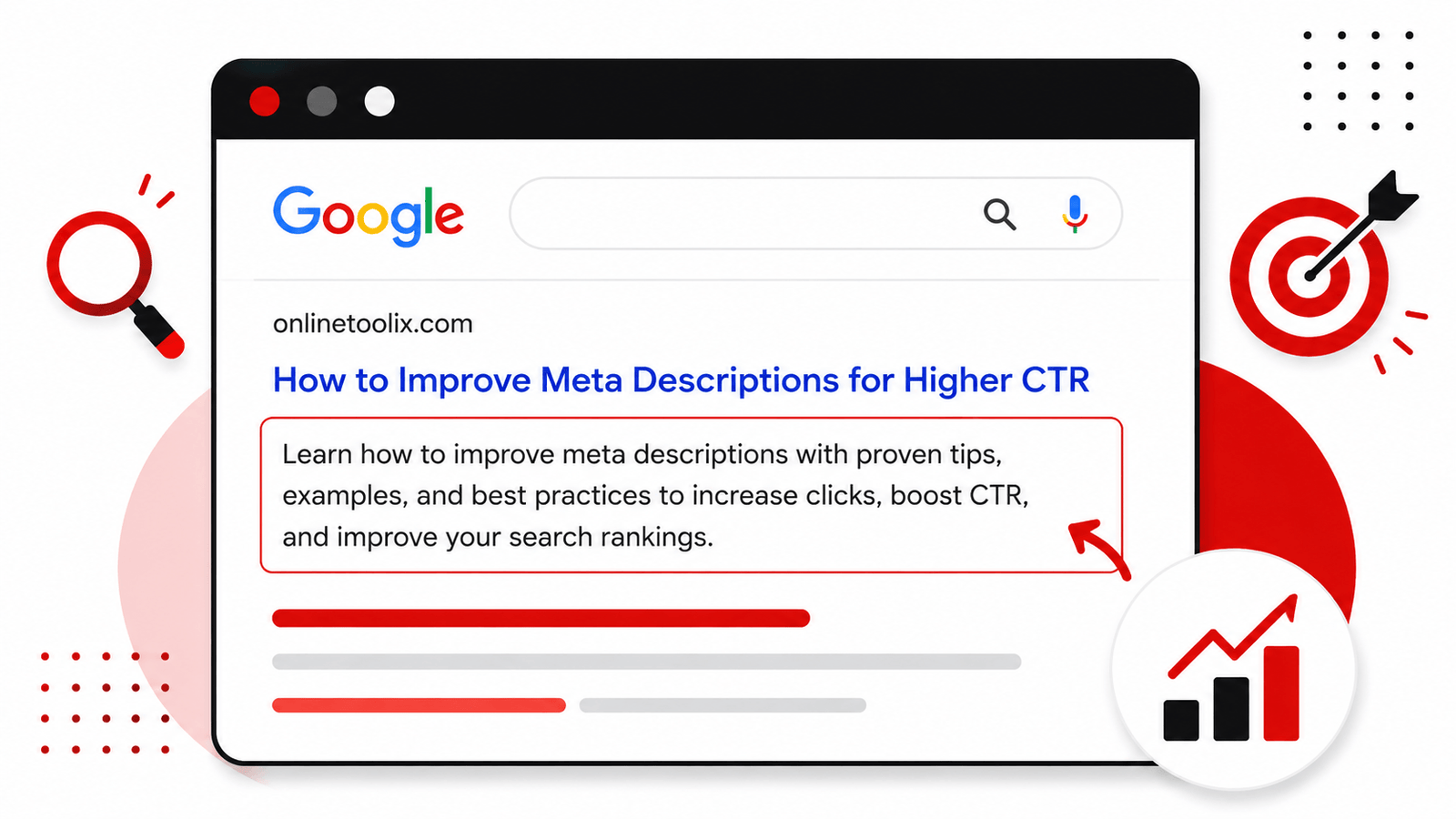 Google search results page showing meta description snippets