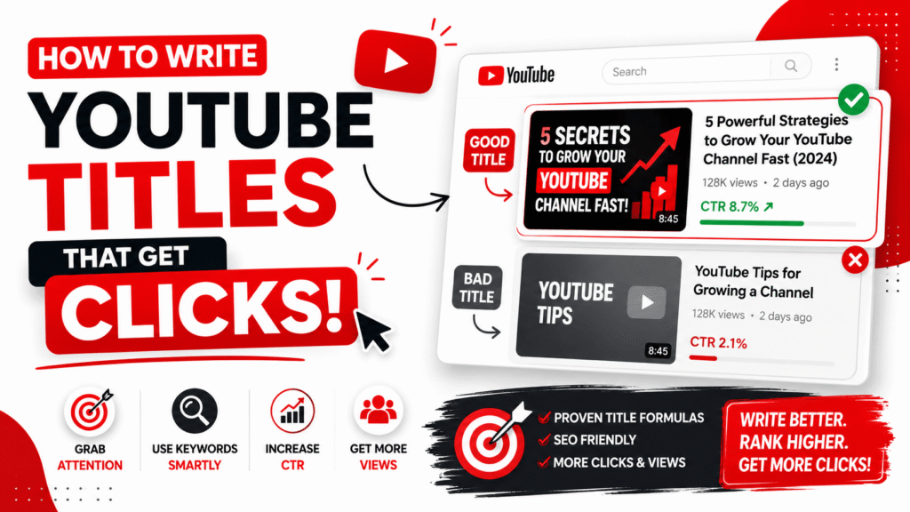 How to Write YouTube Titles That Get Clicks