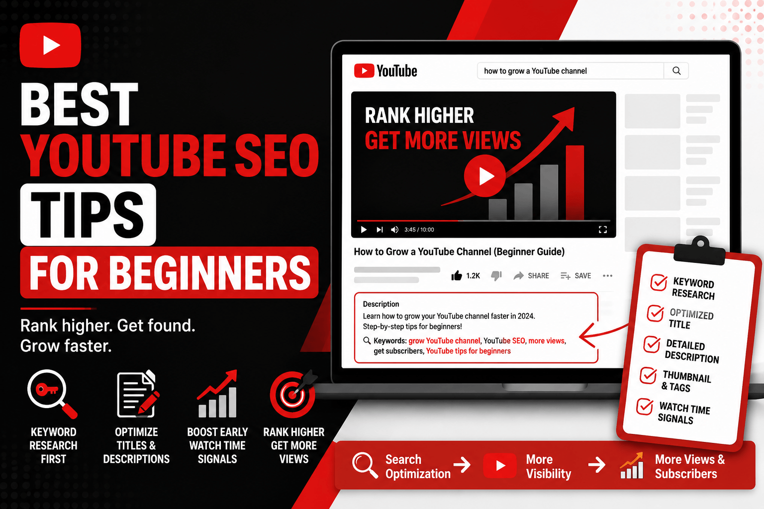Best YouTube SEO tips for beginners