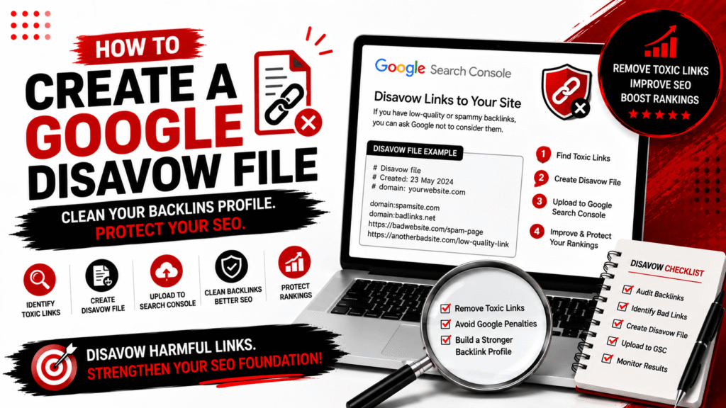 How to Create a Google Disavow File
