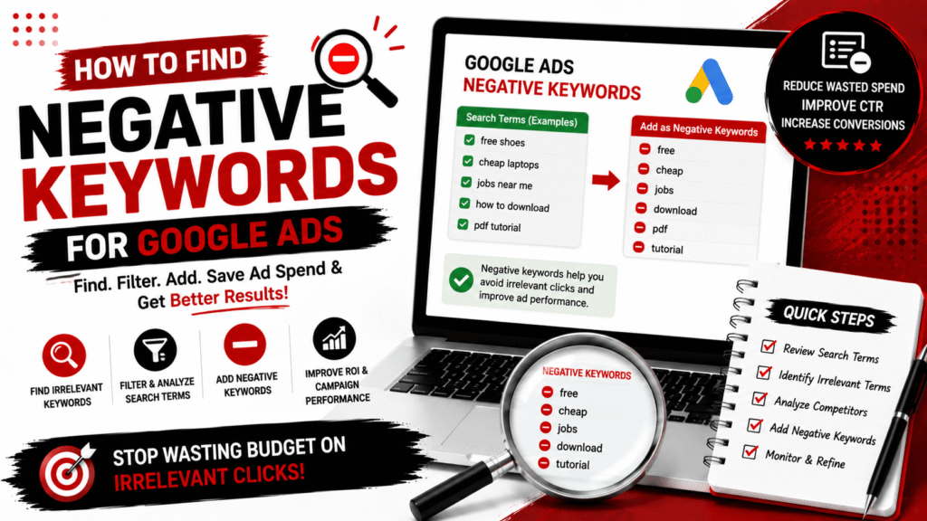 How to Find Negative Keywords for Google Ads