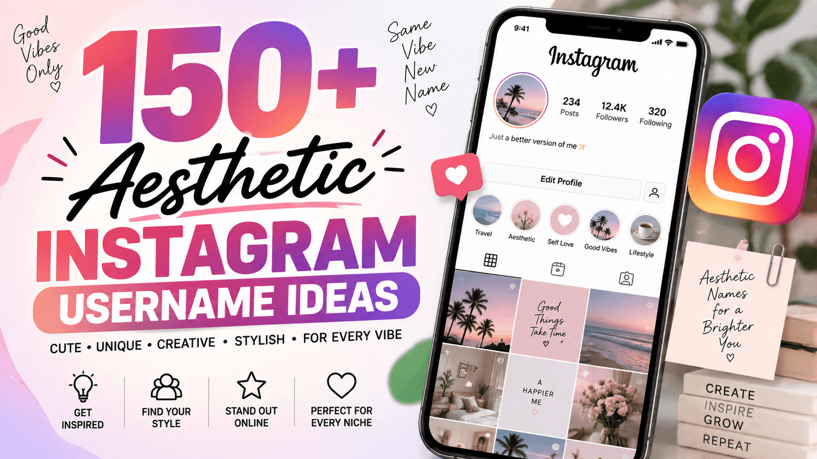 Aesthetic Instagram Username Ideas