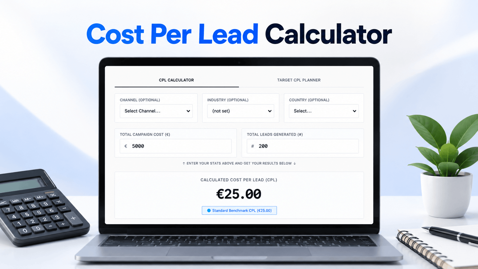 Cost Per Lead Calculator