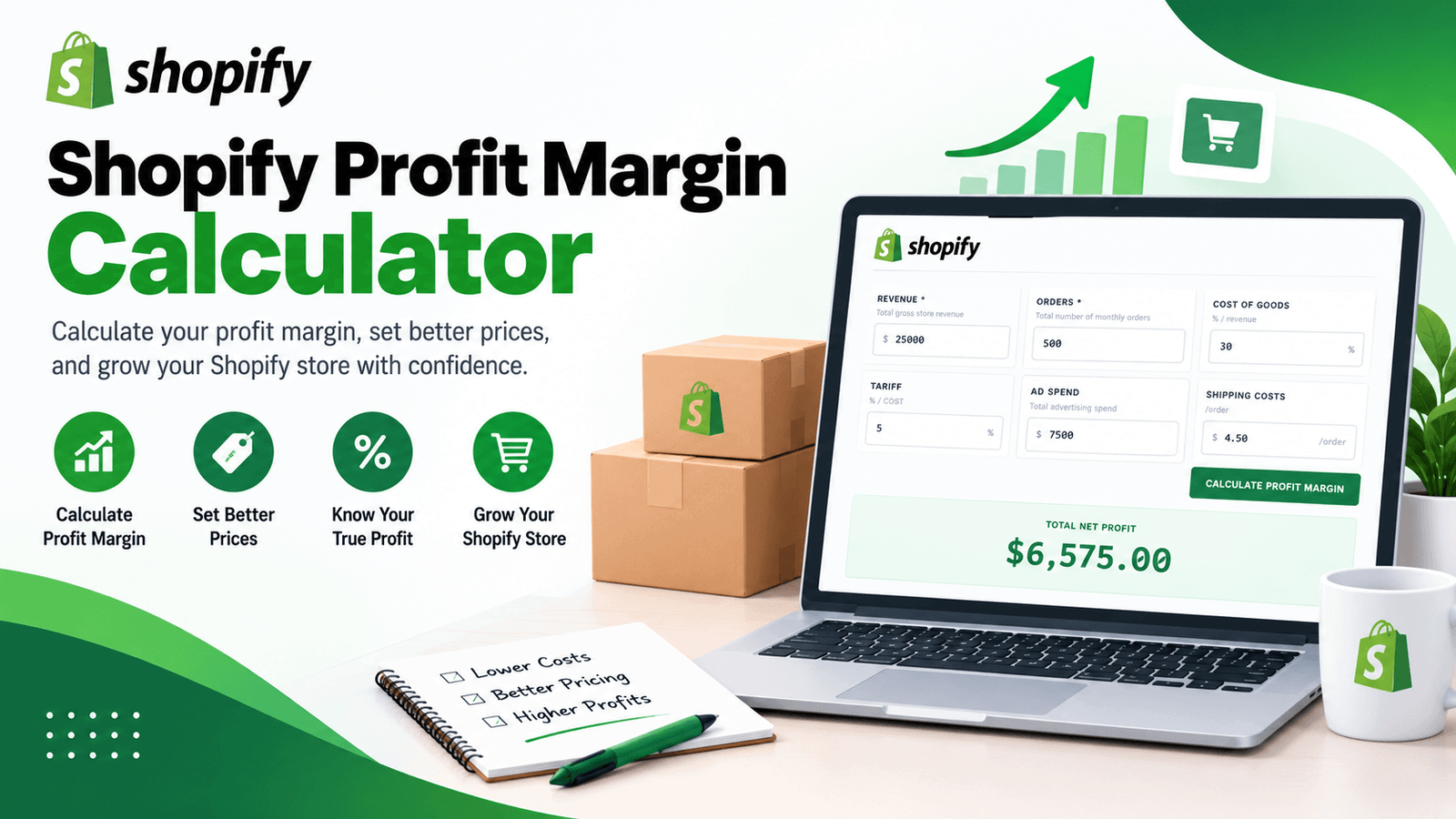 Shopify Profit Margin Calculator